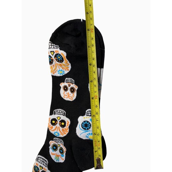 Halloween Dia De Los Muertos Skull Crew Socks One Size Fits Most - Picture 5 of 8